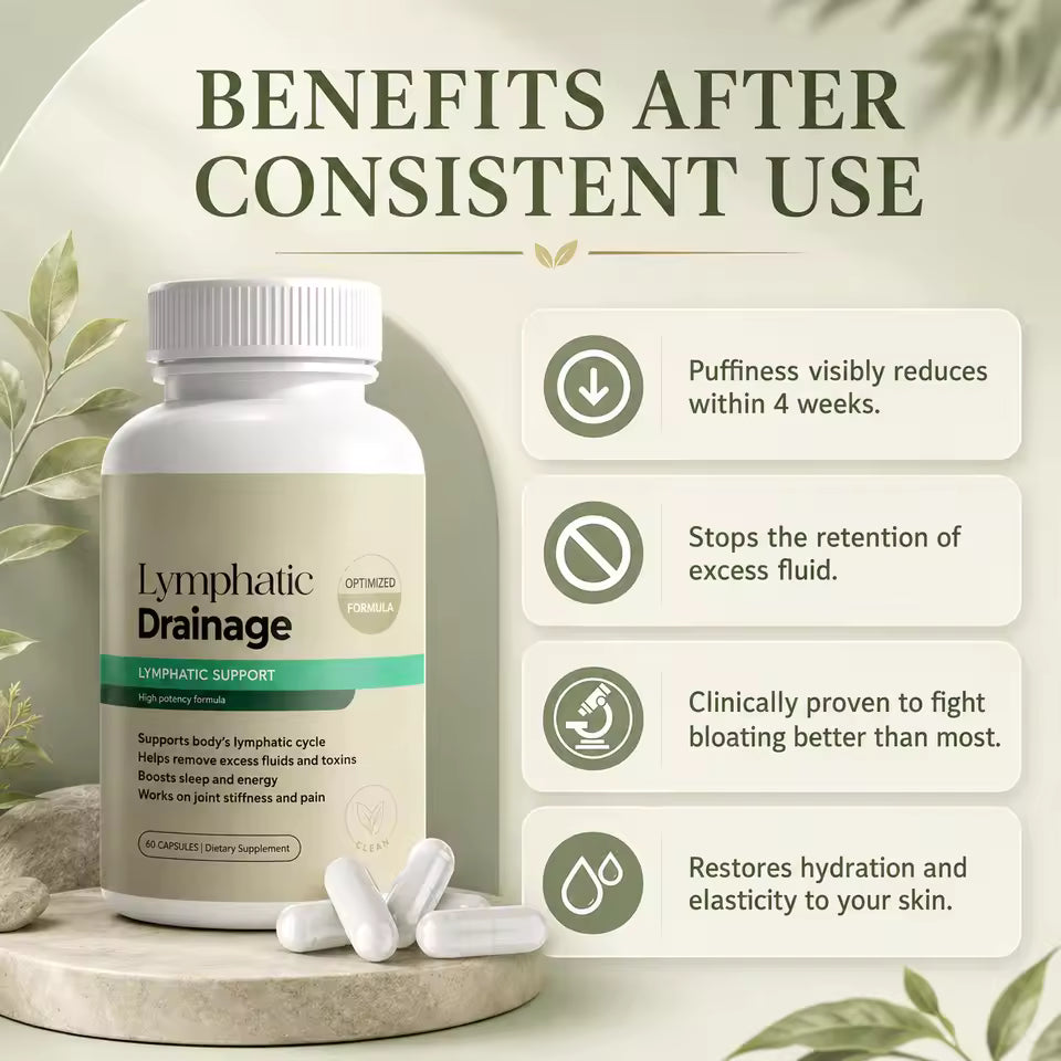 New Maximum Potency Formula - Lymphatic Drainage Capsules